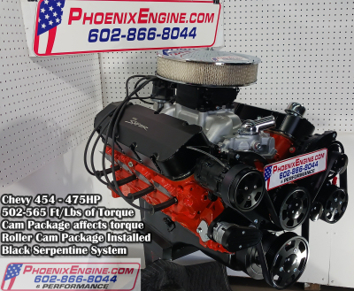 DYNO testing the Chevy 454 - 475 HP Big Block Engine 